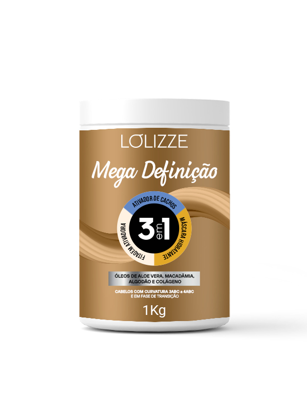 Lolizze Ativador de Cachos - Mega Definição1Kg